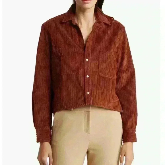 NWOT Frank & Eileen Corduroy Button-Up Shirt - Picture 12 of 13